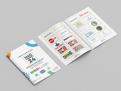 Mockups collection branding brochure cover design folder logo print trifold