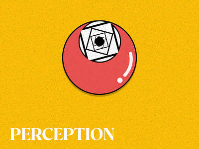 Perception curiosity design explore eye eyeball graphic design illustration perception typography