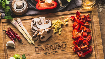 D'Arrigo New York brand advertising branding logo design stationery design ui ux visual identity website design
