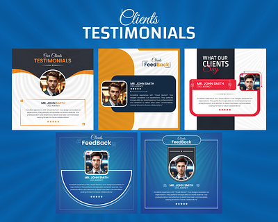 Client testimonial design adobe illustrator client design feedback graphic design modern review testimonials testimonials design