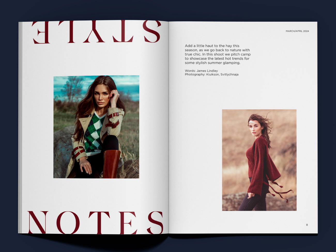Magazine/Editorial Layout Design by James Lindley on Dribbble