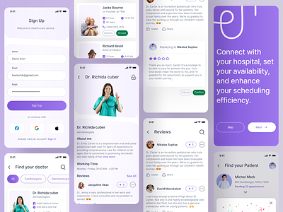 Medical SaaS Mobile App Design. android app apps doctor figma health health app ios medical medical app medicine meditation mobile mobile app product design saas mobile app ui uiux user interface ux