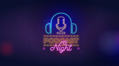 🌟 Introducing the latest addition to your neon logo design artwork branding cool creative design graphic design line art logo neon night podcast professional vector