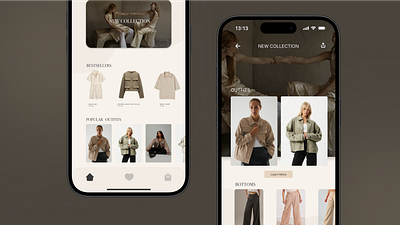 Clothes Store Mobile Design clothes design mobile mobile design ui user experience user interface ux