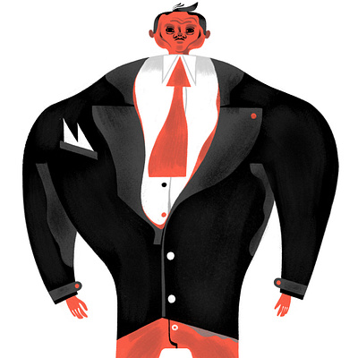 Elegant Man character clipstudiopaint digital illustration photoshop