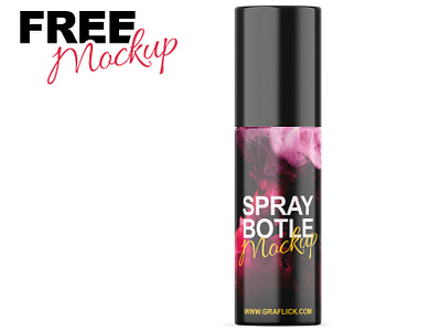 Free Cosmetic Spray Bottle Mockup body lotion mockup cosmetic cosmetic spray bottle mockup deodorant mockup fragrance mockup free free mockup freebies mockup perfume mockup scent mockup