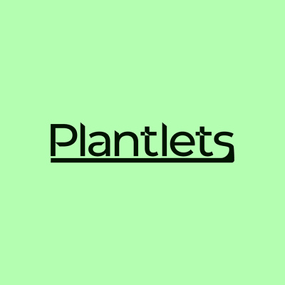 Plantlets branding graphic design logo