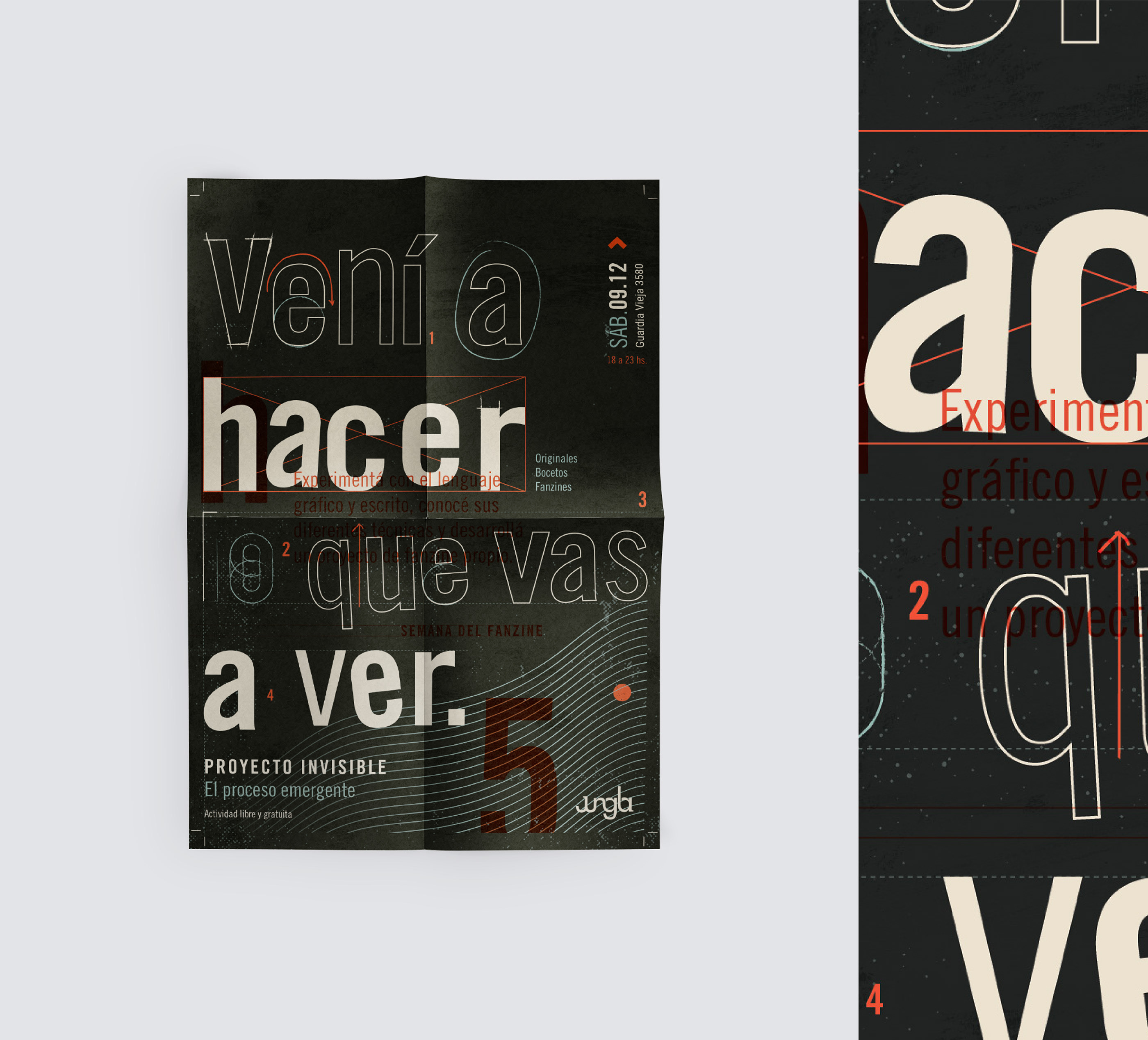 Poster branding graphic design