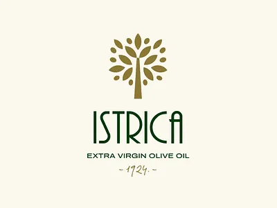 Istrica - Olive Oil Logo Design #2 abstract brand identity letter logo logo design modern olive olive logo olive oil olive oil logo olives olives logo