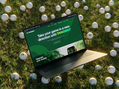 Tangent Golf app brand golf web website