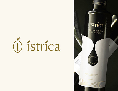 Istrica - Olive Oil Logo + Packaging Design abstract brand identity extra virgin olive oil logo logo design modern olive olive logo olive oil olive oil logo olive oil packaging olive packaging olives olives logo