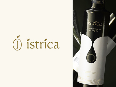 Istrica - Olive Oil Logo + Packaging Design abstract brand identity extra virgin olive oil logo logo design modern olive olive logo olive oil olive oil logo olive oil packaging olive packaging olives olives logo