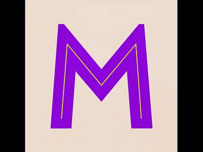 M - Letter motion animation green illustration majkol motion purple typo typography vector