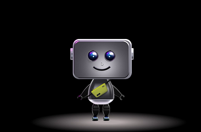 3d Interactive Robot 3d animation design spline ui ux web