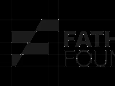 Fatherhood Foundations | Logo Construction app brand branding construction dad design father foundation graphic design grid guides handle illustration logo logo design minimal nonprofit platform simple software