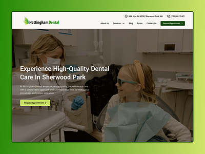 Alberta Dental office web design design ux ux design web design webflow