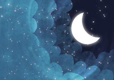 Night Sky design graphic design illustration ui