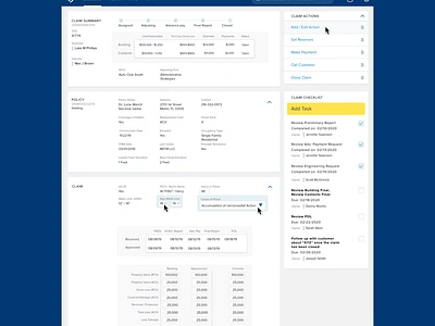 National Flood Services Claim Portal insurtech product design saas user research ux web design