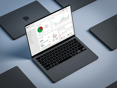 Zenith Analytics Financial & Sales Dashboard graphic design logo ui