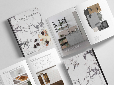 Worksurface collection brochure furniture brochure graphic design interior design interior design brochure kitchen