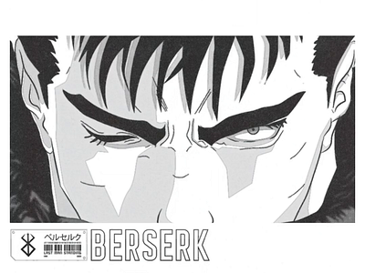 BERSERK_B&W series_2 2danimation animation anime berserk design gif graphic design guts illustration manga motion design motion graphics motionlover