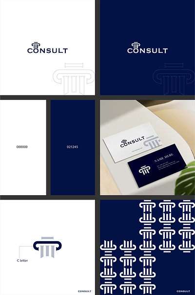 "CONSULT" - Logo Design behance project branding consult logo design dribble shot graphic design illustration logo logo design modern typo ui vector