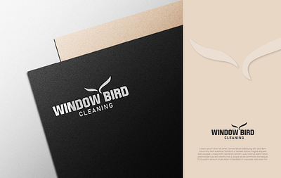 "Window Bird" Logo design cleaning company behance project branding cleaning company dribble shot graphic design illustration logo logo design minimal modern typo vector