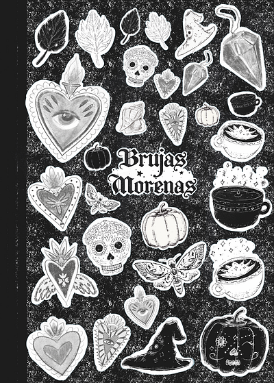 Agenda Brujas Morenas 2024 - Paola Klug agenda brujas morenas editorial design illustration mexican paola klug planner stationery stationery design