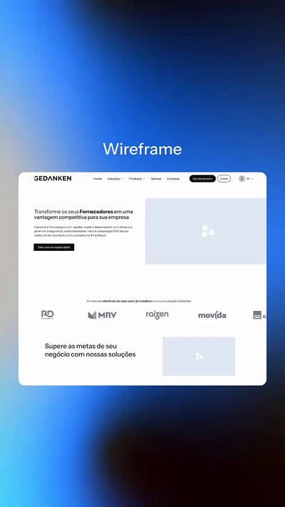 Wireframe x UX/UI Design design ui ux website