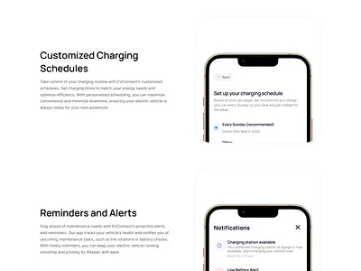 EvConnect Landing page ev figma landingpage ui user interface website