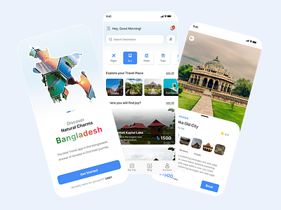 Travel app ui concept ✈️🧳 adventureawaits appdesign creativedesign designconcept designinspiration dribbbleupload explore interactivedesign mobiledesign techtravel travelappdesign travelcommunity uiux userexperience visualdesign