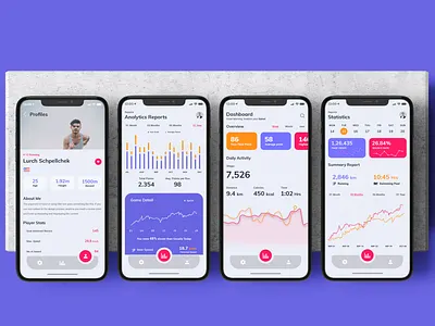 Fitness App Minimalist Design fiverr graphic design ui