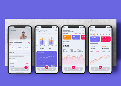 Fitness App Minimalist Design fiverr graphic design ui