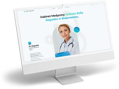 Dr. Rogulska Medical Clinic Białystok branding logo ui web webdesign websitedesign