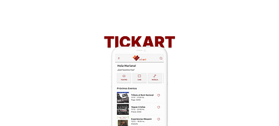 TickArt app app art culture design ui ui design user interface ux visual design
