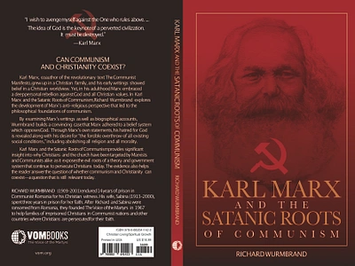 Karl Marx and the Satanic Roots of Communism | VOM.org book cover design illustration illustrator indesign photoshop