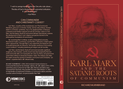 Karl Marx and the Satanic Roots of Communism | VOM.org book cover design illustration illustrator indesign photoshop