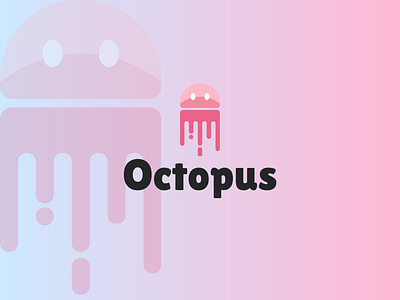 Octopus beach creature logo logo design mnimalist logo octopus sea sea food