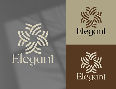 Elegant - Just keep moving forward abstract logo aesthetic logo brand guide brand style kit branding design elegant font graphic design graphic designer logo logo design simple logo