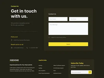 Contact Page contact us design landing page uidesign uiux ux