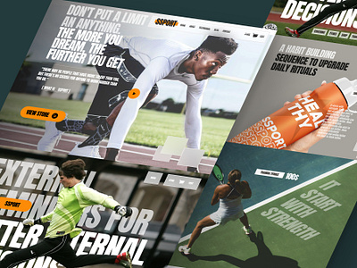 Sports Website cardio clean ui fitness football healthy home page landing page nike running shoes sport sportwear tennis trainer ui ux ui design web website
