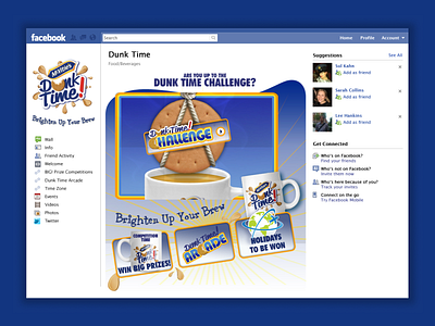 McVities Dunk Time beverage food ui ux