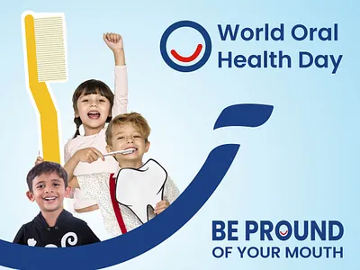 world oral health day banner design branding design email template figma design graphic design illustration landing page design ui uidesign