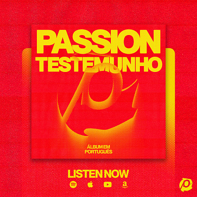 Testemunho | Passion Music album album art album cover art band design graphic design marketing music social social media
