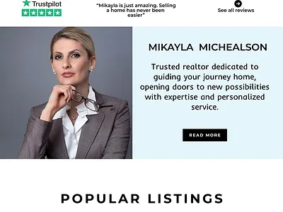 Real Estate Website Design branding graphic design real estate ui website