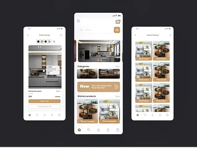 Kitchino- screens ui
