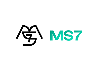 MS7 logo brand design brand identity logo logo a day logo design visual identity