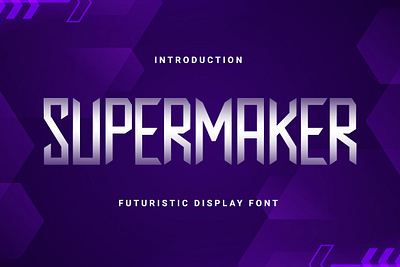 SUPERMARKER - FUTURISTIC FONT font