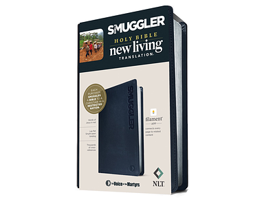 Bible Smuggler: New Living Bible bible book cover design design illustrator indesign photoshop product vector