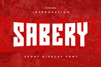 SABERY - SPORT DISPLAY FONT font